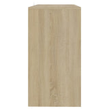 NNEVL Console Table Sonoma Oak 89x41x76.5 cm Steel