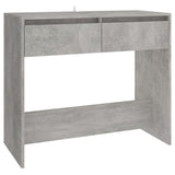 NNEVL Console Table Concrete Grey 89x41x76.5 cm Steel