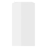 NNEVL Console Table High Gloss White 89x41x76.5 cm Steel