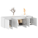 NNEVL TV Cabinet White 120x30x40.5 cm Engineered Wood