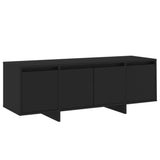 NNEVL TV Cabinet Black 120x30x40.5 cm Engineered Wood