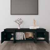 NNEVL TV Cabinet Black 120x30x40.5 cm Engineered Wood