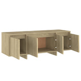 NNEVL TV Cabinet Sonoma Oak 120x30x40.5 cm Engineered Wood