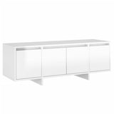 NNEVL TV Cabinet High Gloss White 120x30x40.5 cm Engineered Wood