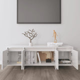 NNEVL TV Cabinet High Gloss White 120x30x40.5 cm Engineered Wood