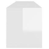 NNEVL TV Cabinet High Gloss White 120x30x40.5 cm Engineered Wood