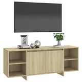 NNEVL TV Cabinet Sonoma Oak 130x35x50 cm Chipboard