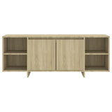 NNEVL TV Cabinet Sonoma Oak 130x35x50 cm Chipboard