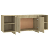NNEVL TV Cabinet Sonoma Oak 130x35x50 cm Chipboard