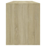NNEVL TV Cabinet Sonoma Oak 130x35x50 cm Chipboard