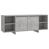NNEVL TV Cabinet Concrete Grey 130x35x50 cm Engineered Wood