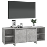NNEVL TV Cabinet Concrete Grey 130x35x50 cm Engineered Wood