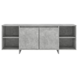 NNEVL TV Cabinet Concrete Grey 130x35x50 cm Engineered Wood