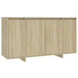 NNEVL Sideboard Sonoma Oak 135x41x75 cm Engineered Wood