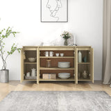 NNEVL Sideboard Sonoma Oak 135x41x75 cm Engineered Wood