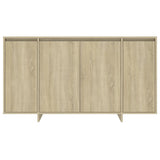 NNEVL Sideboard Sonoma Oak 135x41x75 cm Engineered Wood