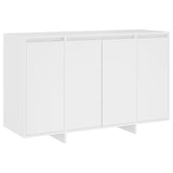 NNEVL Sideboard White 120x41x75 cm Chipboard