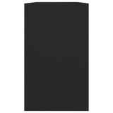 NNEVL Sideboard Black 120x41x75 cm Chipboard
