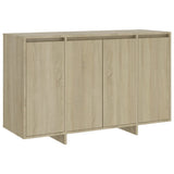 NNEVL Sideboard Sonoma Oak 120x41x75 cm Chipboard