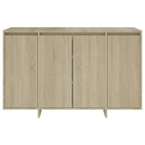 NNEVL Sideboard Sonoma Oak 120x41x75 cm Chipboard