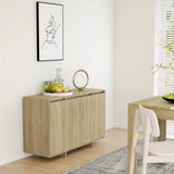 NNEVL Sideboard Sonoma Oak 120x41x75 cm Chipboard