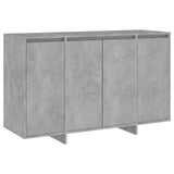 NNEVL Sideboard Concrete Grey 120x41x75 cm Chipboard