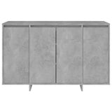 NNEVL Sideboard Concrete Grey 120x41x75 cm Chipboard