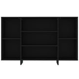 NNEVL Sideboard Black 120x30x75 cm Engineered Wood