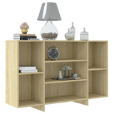 NNEVL Sideboard Sonoma Oak 120x30x75 cm Engineered Wood