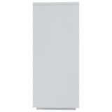 NNEVL Sideboard High Gloss White 120x30x75 cm Engineered Wood