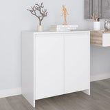 NNEVL Sideboard White 70x40x73.5 cm Chipboard