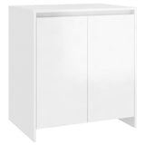 NNEVL Sideboard High Gloss White 70x40x75 cm Engineered Wood