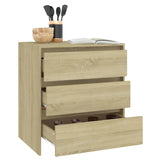 NNEVL Sideboard Sonoma Oak 70x41x75 cm Chipboard
