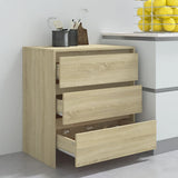 NNEVL Sideboard Sonoma Oak 70x41x75 cm Chipboard