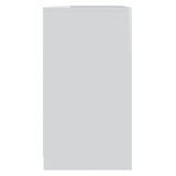 NNEVL Sideboard High Gloss White 70x40.5x75 cm Engineered Wood