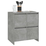 NNEVL Sideboard Concrete Grey 70x41x75 cm Engineered Wood