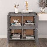 NNEVL Sideboard Concrete Grey 70x41x75 cm Engineered Wood