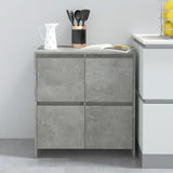 NNEVL Sideboard Concrete Grey 70x41x75 cm Engineered Wood