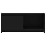 NNEVL TV Cabinet Black 90x35x40 cm Engineered Wood