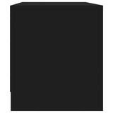 NNEVL TV Cabinet Black 90x35x40 cm Engineered Wood