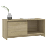 NNEVL TV Cabinet Sonoma Oak 90x35x40 cm Engineered Wood