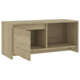 NNEVL TV Cabinet Sonoma Oak 90x35x40 cm Engineered Wood