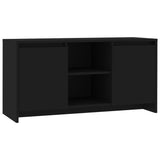 NNEVL TV Cabinet Black 102x37.5x52.5 cm Chipboard