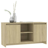 NNEVL TV Cabinet Sonoma Oak 102x37.5x52.5 cm Chipboard