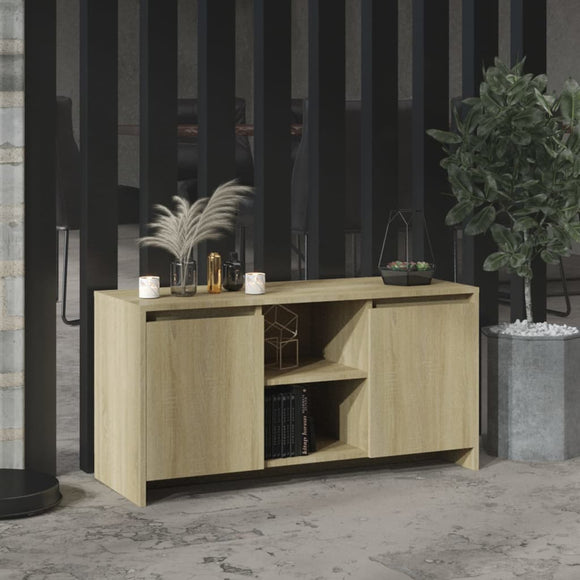 NNEVL TV Cabinet Sonoma Oak 102x37.5x52.5 cm Chipboard