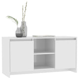 NNEVL TV Cabinet High Gloss White 102x37.5x52.5 cm Chipboard