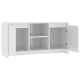 NNEVL TV Cabinet High Gloss White 102x37.5x52.5 cm Chipboard