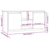 NNEVL TV Cabinet High Gloss White 102x37.5x52.5 cm Chipboard