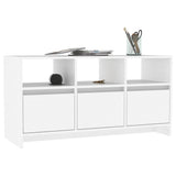NNEVL TV Cabinet White 102x37.5x52.5 cm Engineered Wood