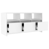 NNEVL TV Cabinet White 102x37.5x52.5 cm Engineered Wood